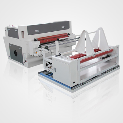Máy cắt laser CO2 CNC cho nhãn vải tự động cho ăn
