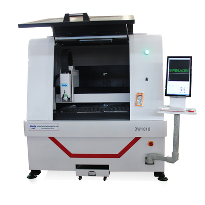 Máy cắt Laser sợi quang CNC 1kw loại kín có nắp đậy 1300x900mm