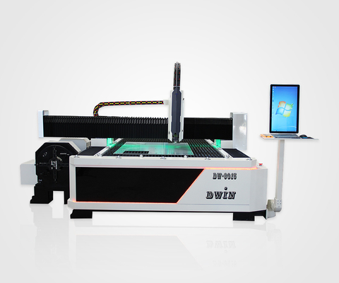 Máy cắt Laser CNC sử dụng kép cho tấm kim loại nhôm thép carbon